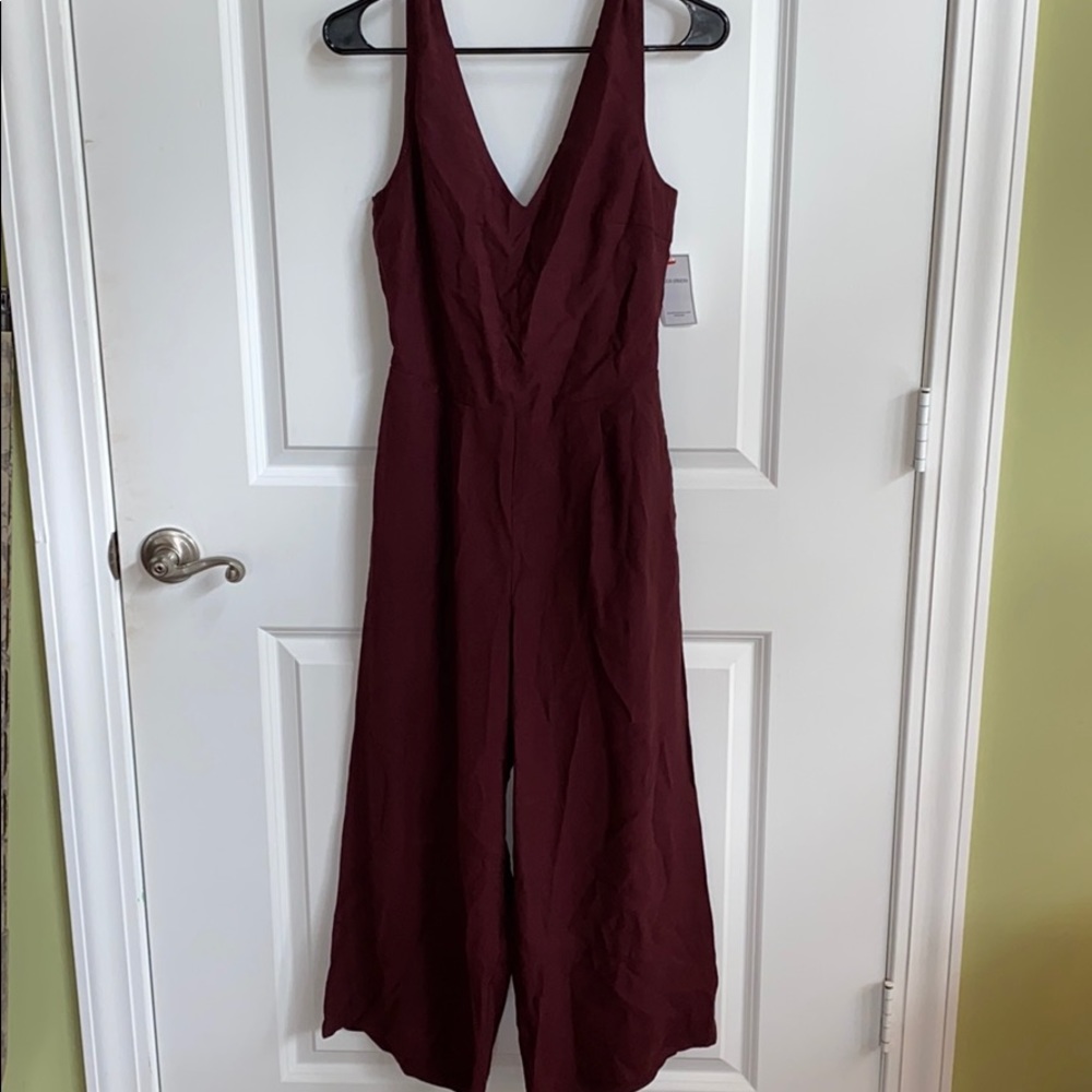 Burgundy Jumpsuit